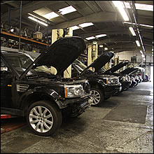 Range rover engine factory 1