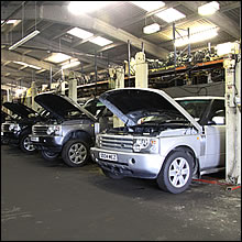 Range rover engine factory 3